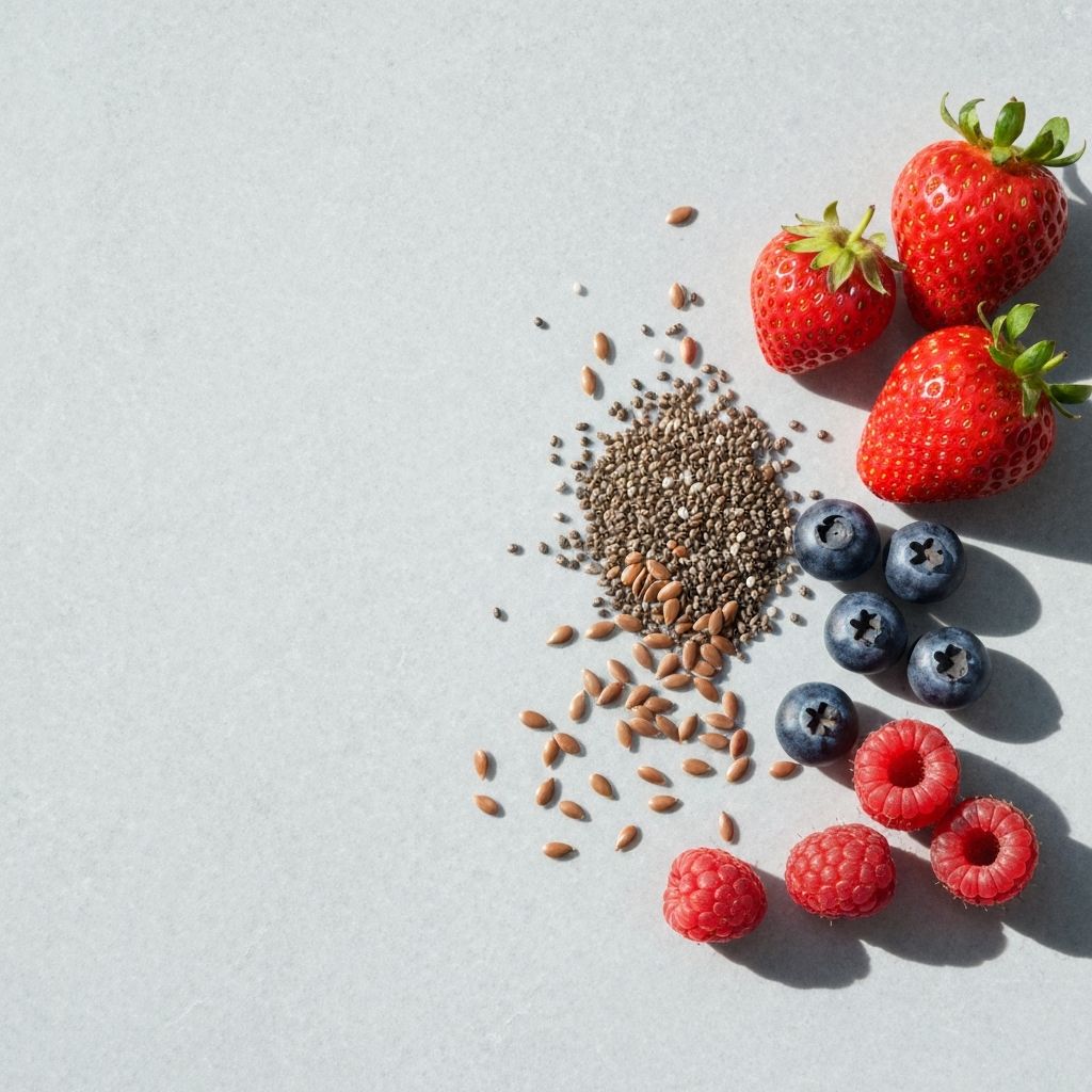 Natürliche Beeren und Samen